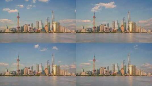 上海外滩东方明珠延时拍摄高清在线视频素材下载