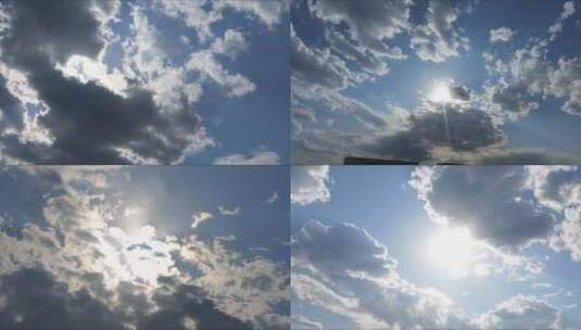 夏季炎热的午后云层延时高清在线视频素材下载