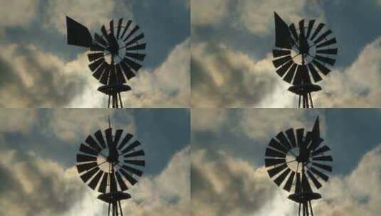 风力测量仪器风向风车天气预报高清在线视频素材下载