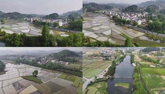 4k 航拍贵州乡村振兴乡村高清在线视频素材下载
