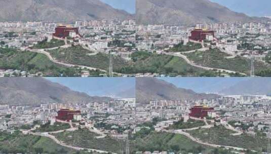 拉萨航拍空镜高清在线视频素材下载