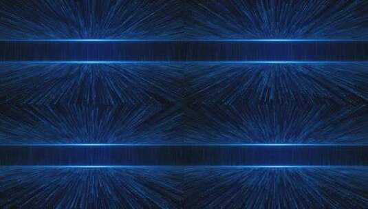 4k蓝色粒子光线三维空间背景AE模板高清AE视频素材下载