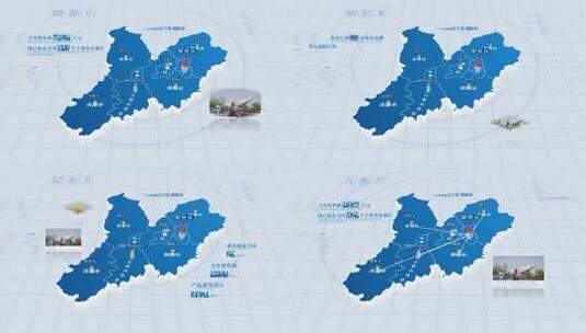 朝阳市地图【4K无插件】高清AE视频素材下载