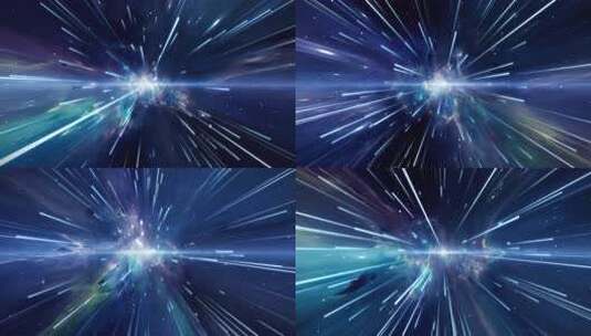 8k银河流星粒子穿梭背景高清AE视频素材下载