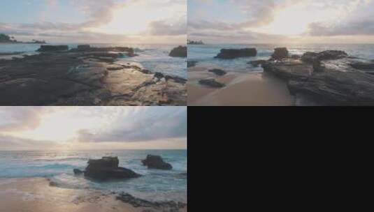 海景海面日出浩瀚大海 海上日出朝阳 海浪高清在线视频素材下载