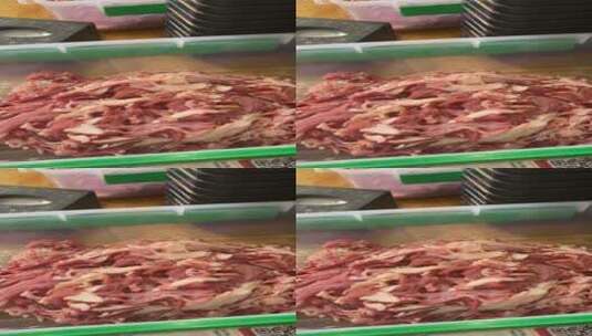 潮汕涮牛肉高清在线视频素材下载