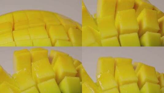 清爽芒果芒果水果热带水果高清在线视频素材下载