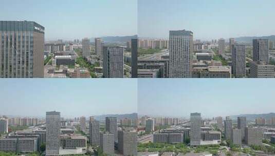 重庆大学城重庆高新区西永微电园航拍高清在线视频素材下载
