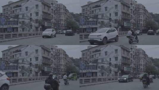 温州文成县街景高清在线视频素材下载