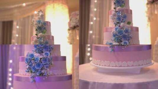 婚礼上的蛋糕高清在线视频素材下载