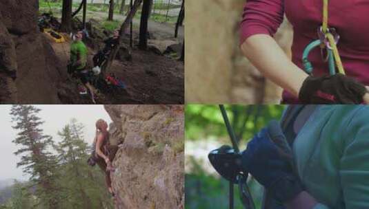 【合集】攀登攀岩冒险高清在线视频素材下载