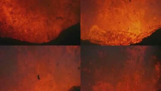 火山眼睛喷发高清在线视频素材下载