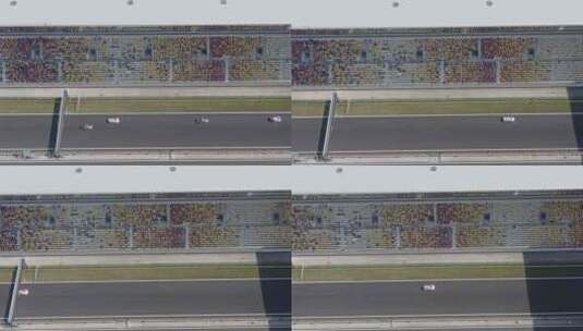 上海国际赛车场看台高清在线视频素材下载