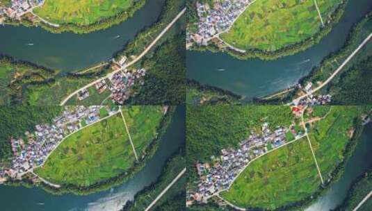 航拍广西河池旅游地崖宜风景区美景宣传片高清在线视频素材下载