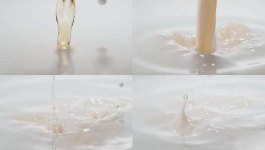 牛奶素材 蜂蜜素材高清在线视频素材下载