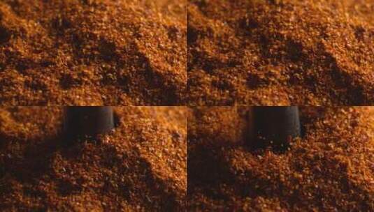 2.5K高速摄影研磨辣椒碎高清在线视频素材下载