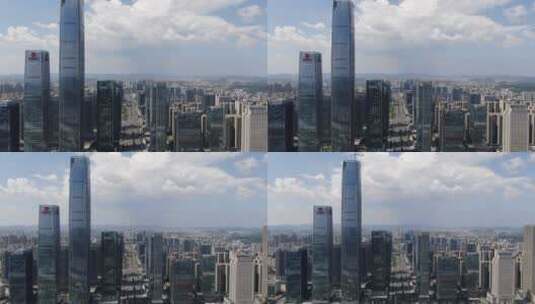 贵州贵阳金融中心金融城航拍高清在线视频素材下载