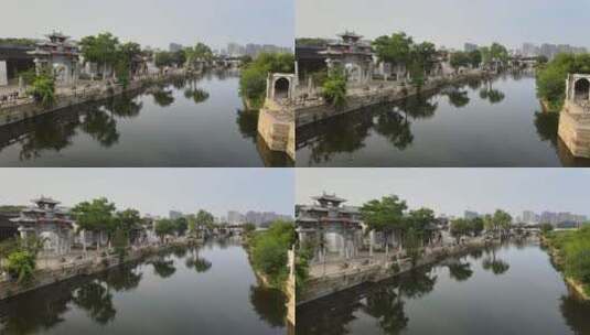 无锡惠山古镇航拍视频素材高清在线视频素材下载