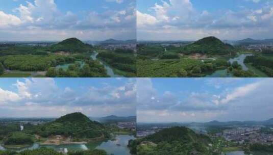 杭州市径山镇的乡间田野高清在线视频素材下载