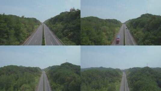 4K高速公路航拍高清在线视频素材下载