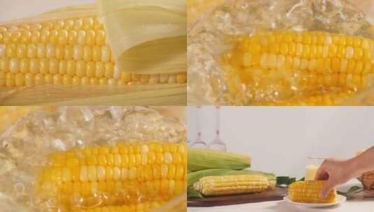 水果甜玉米高清在线视频素材下载