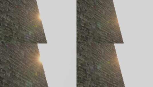北京古观象台城墙光影变化延时高清在线视频素材下载