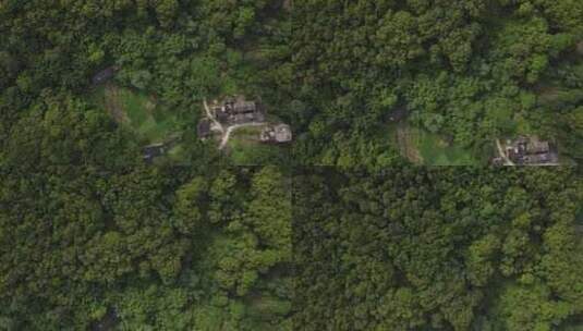 村落航拍 钦州 自然 绿色 山林 原始次生林2高清在线视频素材下载