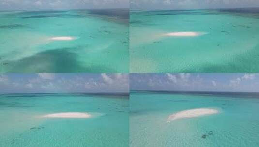 西沙群岛，白沙滩，白沙岛礁_0710高清在线视频素材下载