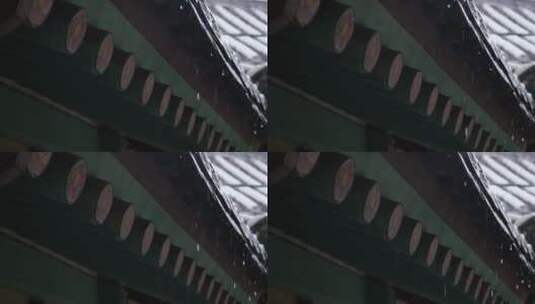 雨的屋檐下高清在线视频素材下载