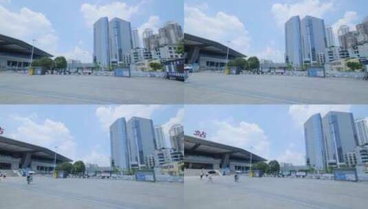 柳州火车站广场高清在线视频素材下载