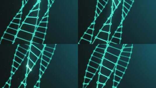 DNA链条生物工程螺旋高清在线视频素材下载