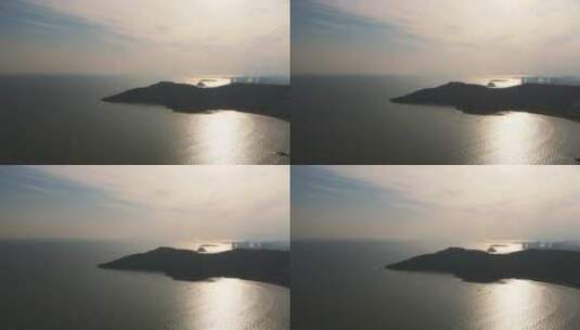 航拍珠海海景自然风光高清在线视频素材下载