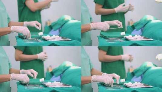 手术室医生做手术高清在线视频素材下载