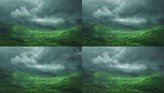 狂风暴雨背景素材3高清在线视频素材下载