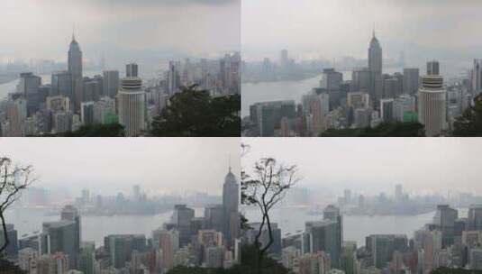 香港城市空镜俯拍高清在线视频素材下载