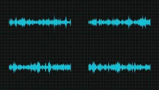 均衡器视频片段。动态音乐。高清在线视频素材下载