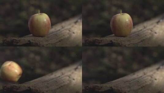 箭头击中苹果的高速射击高清在线视频素材下载
