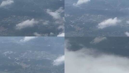 飞机云层空镜高清在线视频素材下载