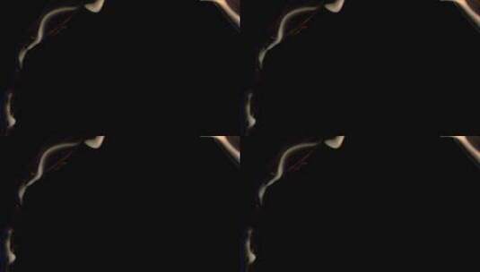 烟从黑色背景中冒出来高清在线视频素材下载