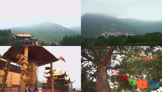【4K合集】根培庙/阿旗寺庙文化/佛教建筑群高清在线视频素材下载