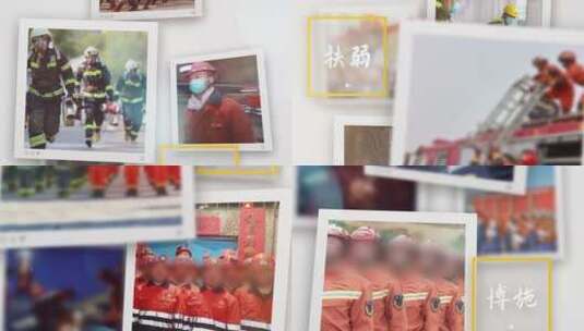 公益活动照片墙宣传高清AE视频素材下载