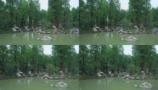 武汉东湖磨山景区高清在线视频素材下载