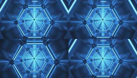 科技时空隧道 科技感隧道高清在线视频素材下载