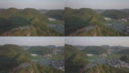 贵州·贵阳·花溪·红岩峡谷·观景台15高清在线视频素材下载