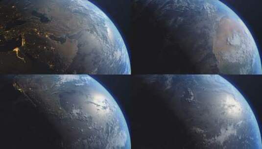 行星地球特写高清在线视频素材下载
