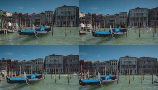 威尼斯海上观光小船高清在线视频素材下载