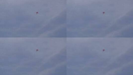 天空中放飞的风筝60帧高清在线视频素材下载