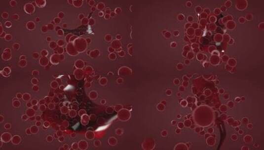 预防血栓的药物动画高清在线视频素材下载