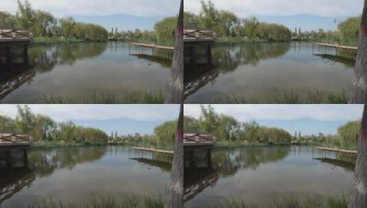 唯美湖水高清在线视频素材下载