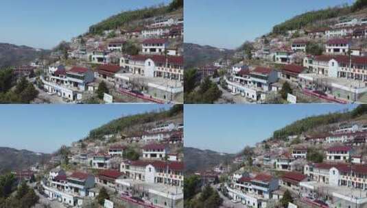 航拍中国宁波村庄高清在线视频素材下载
